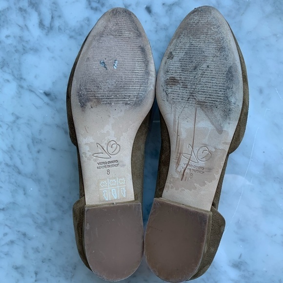 Brown Suede Flats by Sam Edelman - Picture 7 of 9